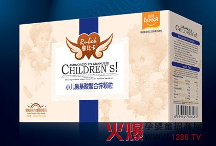 魯比卡小兒氨基酸螯合鋅顆粒