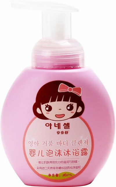 安奈舒嬰兒泡泡沐浴露
