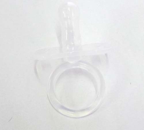 嬰兒寶蝴蝶形圓嘴液體硅膠安撫奶嘴