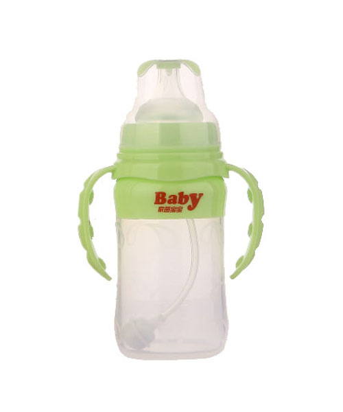 家茵寶寶寬口徑雙柄全自動(dòng)硅膠奶瓶