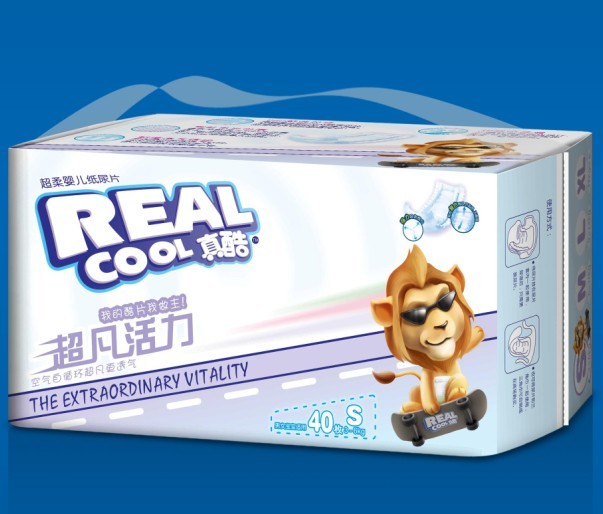 真酷超凡活力尿片小號40片