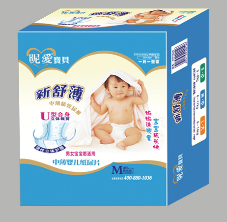 昵愛寶貝中薄yinge紙尿片M