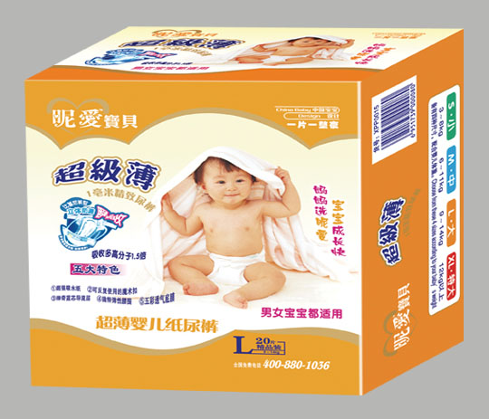 昵愛(ài)寶貝超薄yinge紙尿褲M