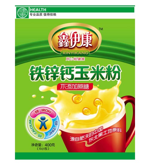 鑫伊康鐵鋅鈣玉米粉無(wú)糖型400克裝