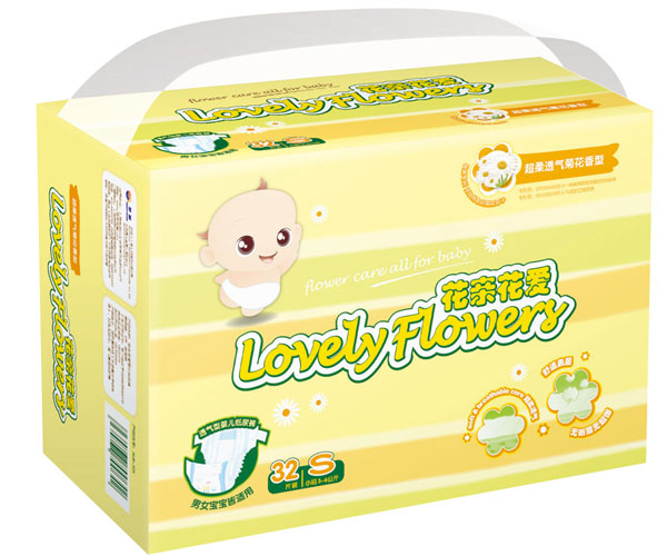 Aptamil花親花愛超級(jí)透氣菊花紙尿褲S32