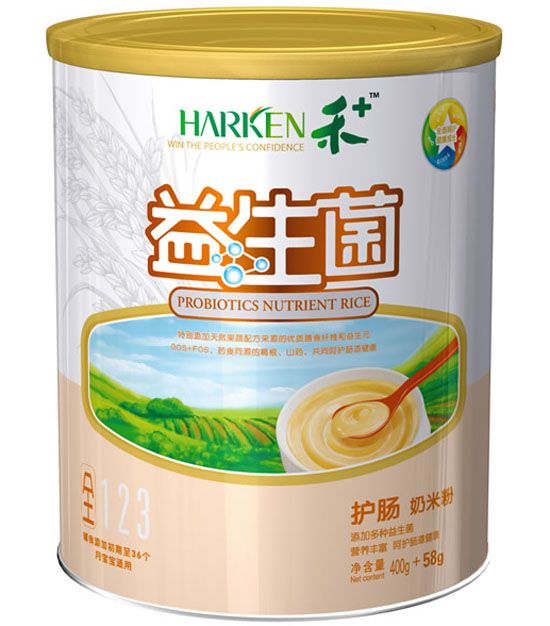 禾+益生菌護(hù)腸奶米粉