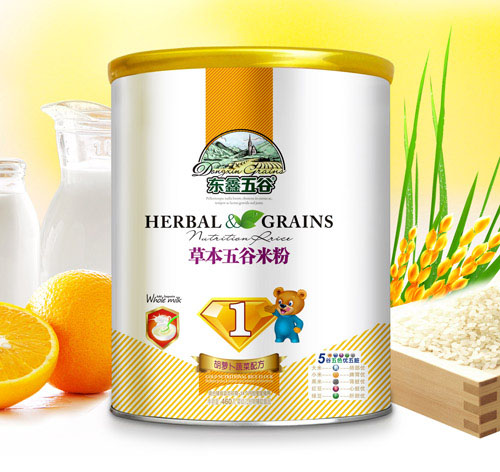 東鑫五谷胡蘿卜菠菜草本五谷米粉1段