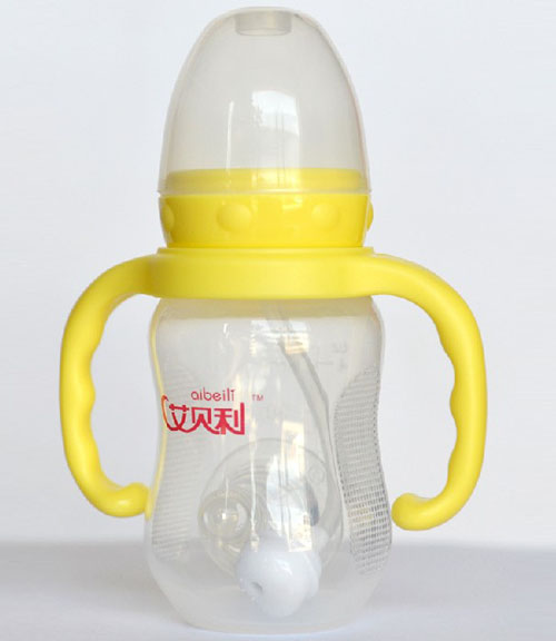 艾貝利PP標(biāo)準(zhǔn)口徑帶柄125ml奶瓶