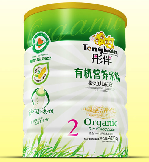 彤伴嬰幼兒有機(jī)米粉鐵聽(tīng)裝2段
