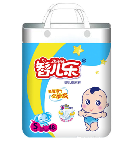 智兒樂(lè)輕薄透氣嬰兒紙尿褲S碼