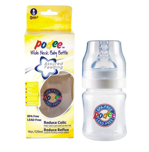 PODEE寬口PP奶瓶(單只裝)S孔