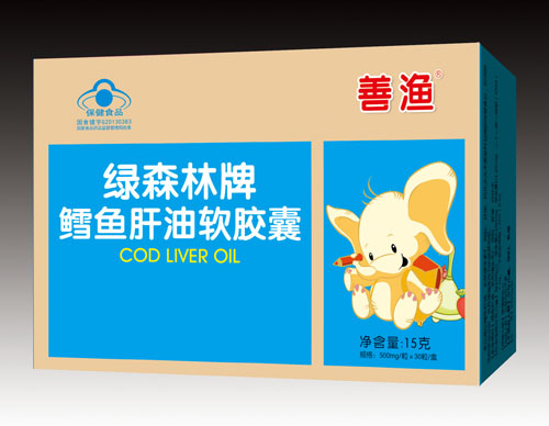 善漁綠森林牌鱈魚(yú)肝油軟膠囊