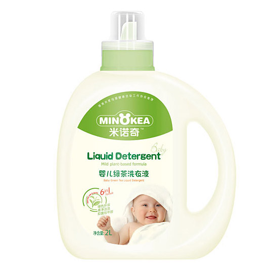 米諾奇嬰兒綠茶洗衣液2L