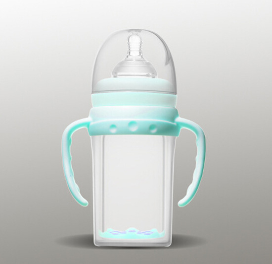 愛弗圖西180MLPP寬口直身奶瓶(翡翠藍(lán))