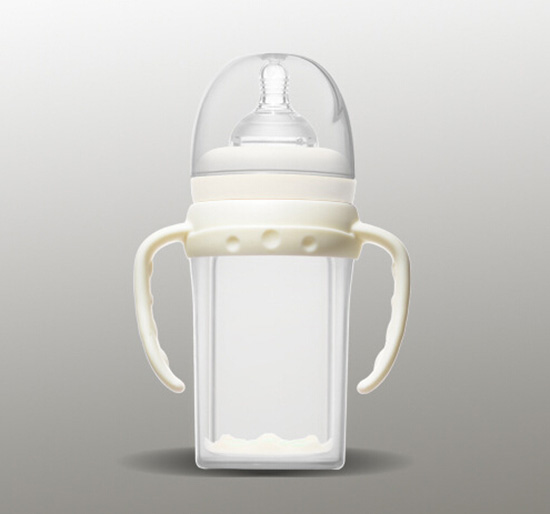 愛弗圖西180MLPP寬口直身奶瓶(月光白)
