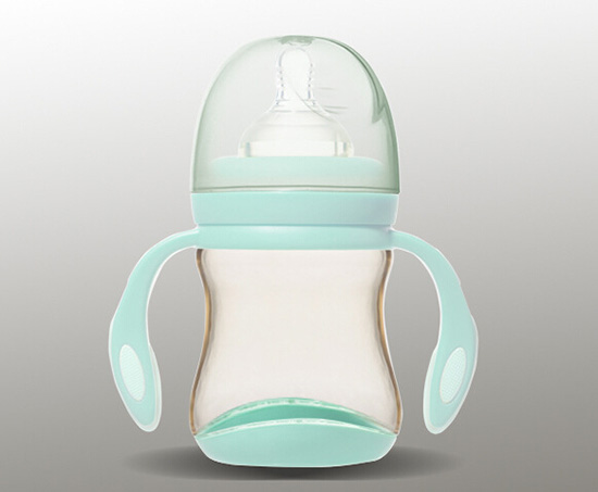 愛(ài)弗圖西180MLPPSU寬口帶手柄奶瓶(翡翠藍(lán))