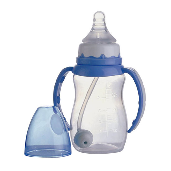 功夫?qū)氊怭P標(biāo)口青瓜帶柄自動小奶瓶