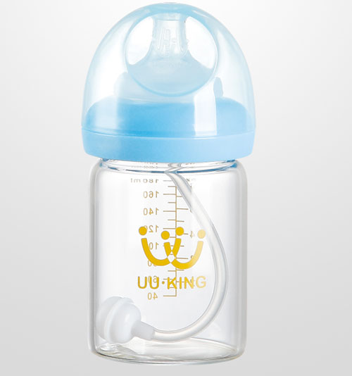 UU·KING玻璃寬口徑奶瓶180ml