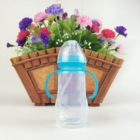 貝優(yōu)樂240ML硅膠奶瓶藍(lán)色