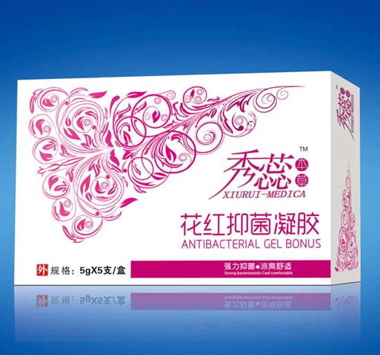祥力花紅抑菌凝膠