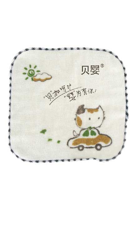 貝嬰小方巾