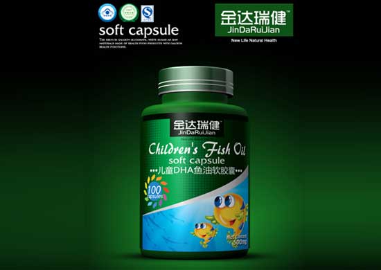 金達(dá)瑞健兒童DHA魚(yú)油軟膠囊