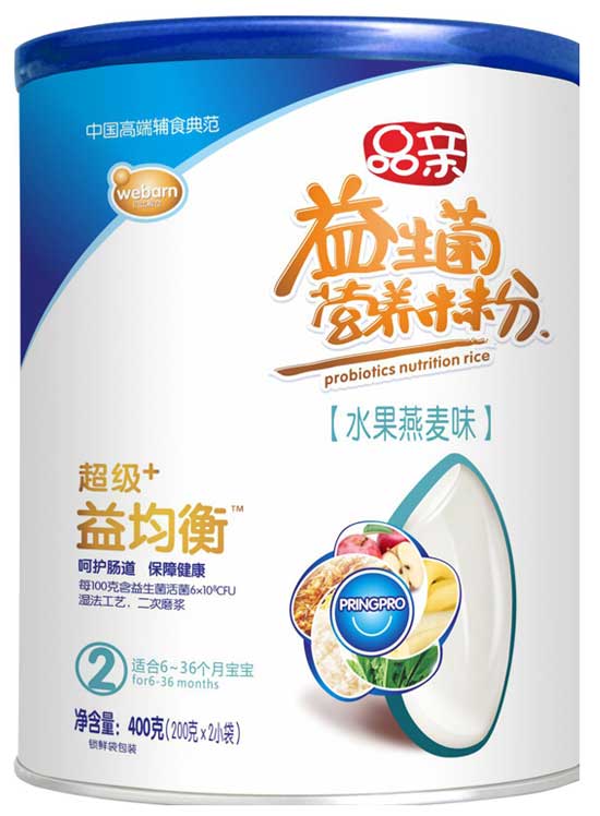 品親超級+益菌衡水果燕麥有益米粉