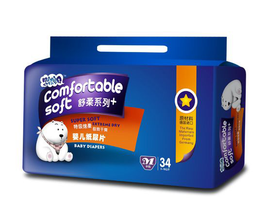思祺寶貝紙尿片M34片