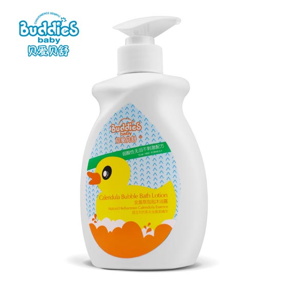 貝愛(ài)貝舒金盞花泡泡沐浴露