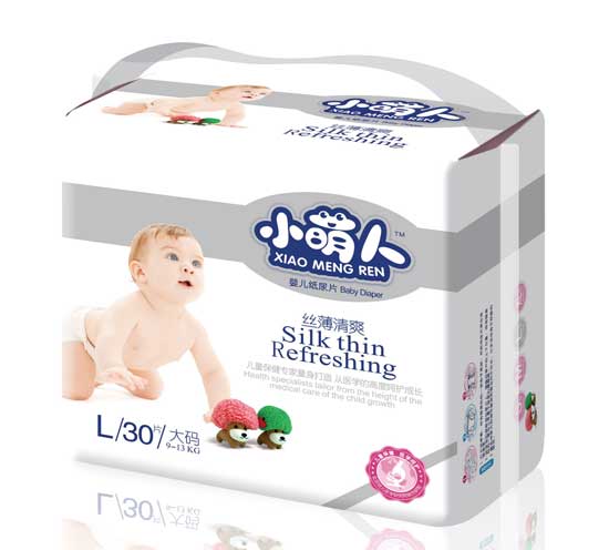 小萌人絲薄清爽紙尿片L碼30片