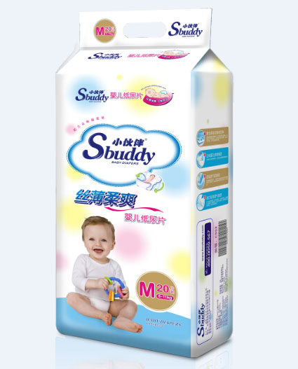 小伙伴絲薄柔爽嬰兒紙尿片