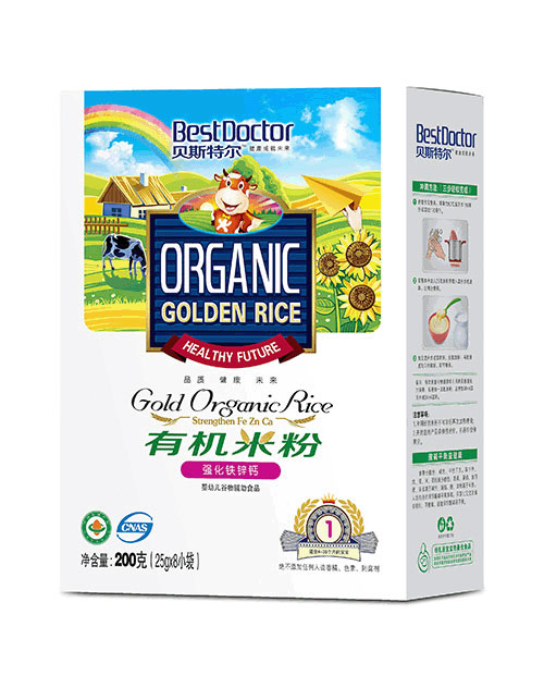 貝斯特爾貝斯特爾強化鈣鐵鋅1段有機米粉
