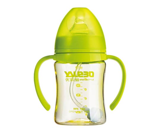 優(yōu)樂寶PPSU寬口徑有柄自動奶瓶180ML(Y)