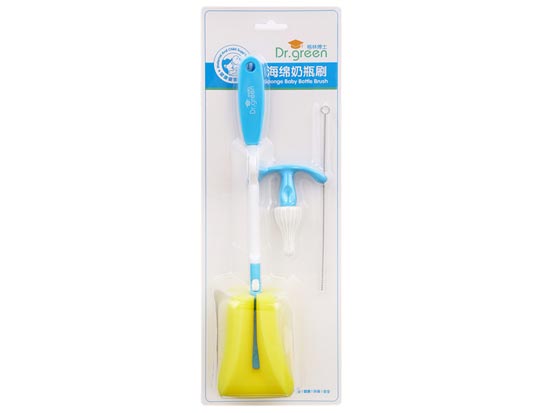 格林博士海綿奶瓶刷藍(lán)色