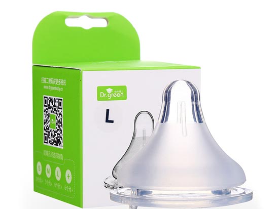 格林博士寬口母乳實感奶嘴L號