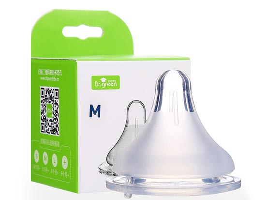 格林博士寬口母乳實感奶嘴M號
