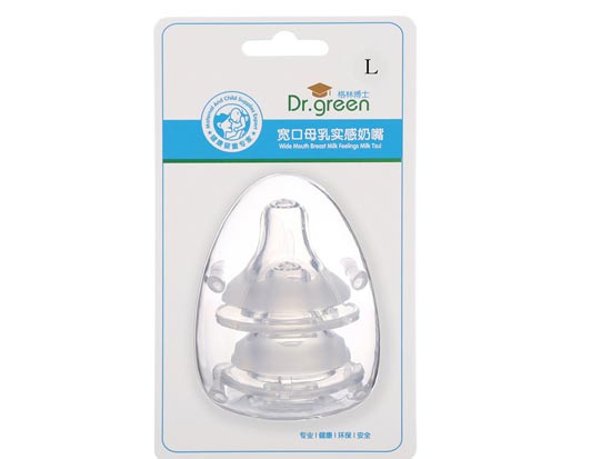 格林博士母乳實(shí)感奶嘴兩個裝L號