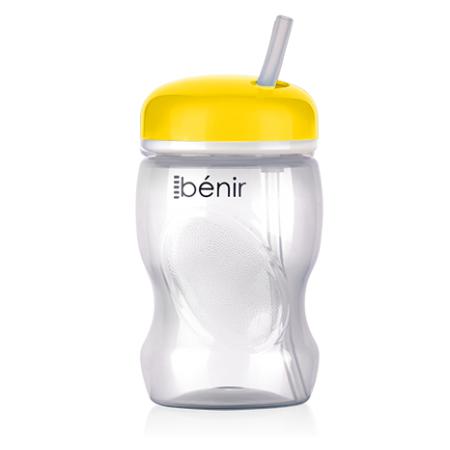 清素280ml吸管杯-黃色(第二階段)