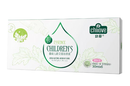 幼愛(ài)嬰幼兒陳艾泡浴原液套盒健膚型