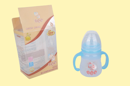 旺寶寶弧形自動硅膠奶瓶