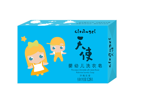 天使yingye洗衣皂-洋槐花香128g