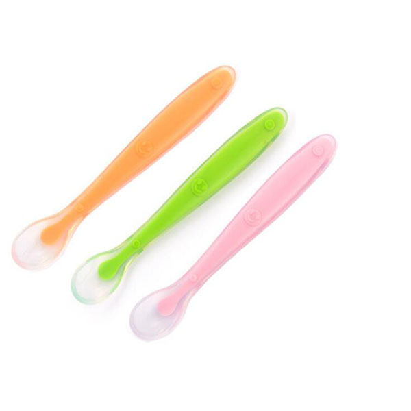 轉轉熊 嬰幼兒寶寶 全硅膠軟匙