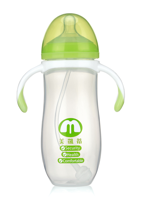 美凱蒂PP奶瓶綠色
