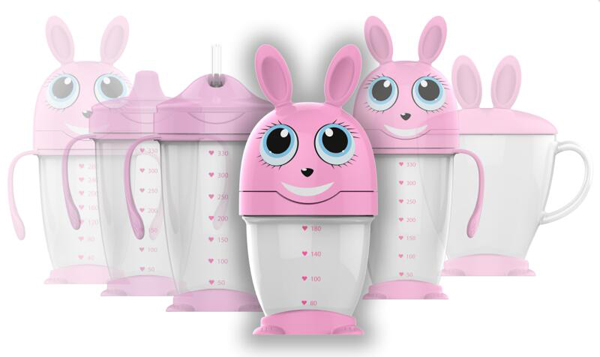 綠糖生活蜂蜜兔子奶瓶180ml