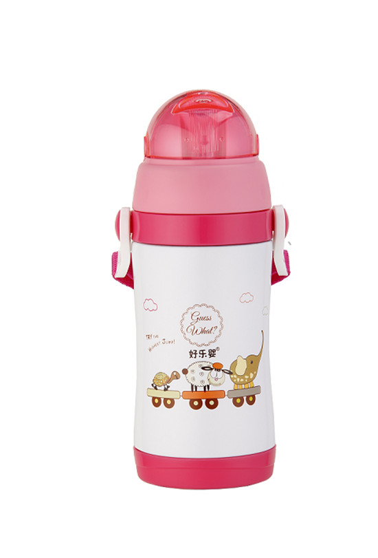 好樂(lè)嬰背帶水杯紅色