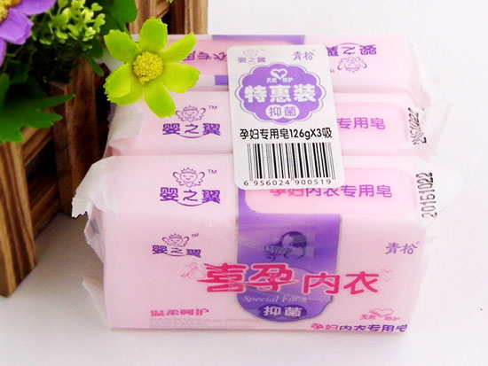 嬰之翼孕婦洗衣皂126g×3吸
