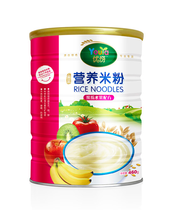 優(yōu)伢金裝繽紛水果營養(yǎng)米粉