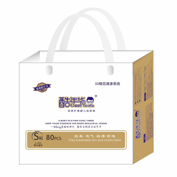 酷年華金質(zhì)護理嬰兒紙尿褲S80