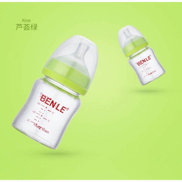 BENLE貝恩樂(lè)寬口徑晶鉆玻璃奶瓶120ML蘆薈綠.jpg BENLE貝恩樂(lè)寬口徑晶鉆玻璃奶瓶120ML蘆薈綠.jpg