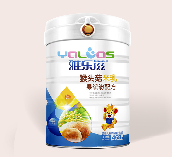 雅樂滋猴頭菇米乳-果繽紛配方